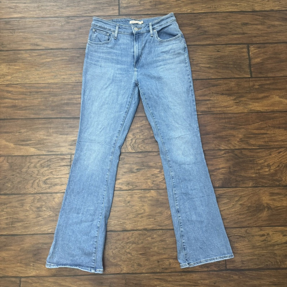 Levi's 725 Women Jeans 30X30 Blue Denim Bootcut High Rise